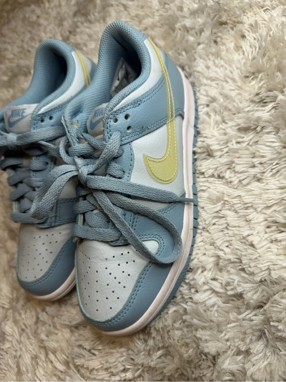 Nike Kids Low Top Sneakers - Ocean Bliss with Citron Tint